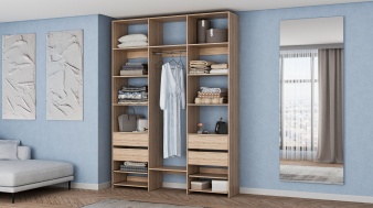 Стеллаж для одежды Мирта 94 BMS