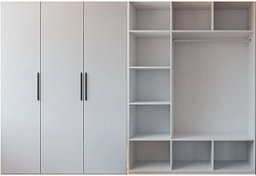 Распашной шкаф Вилета 3 (1300*2500*700) (1300х2500х700)