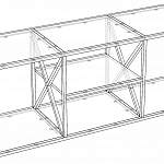 Чертеж Тумба под ТВ Дарси 17 BMS