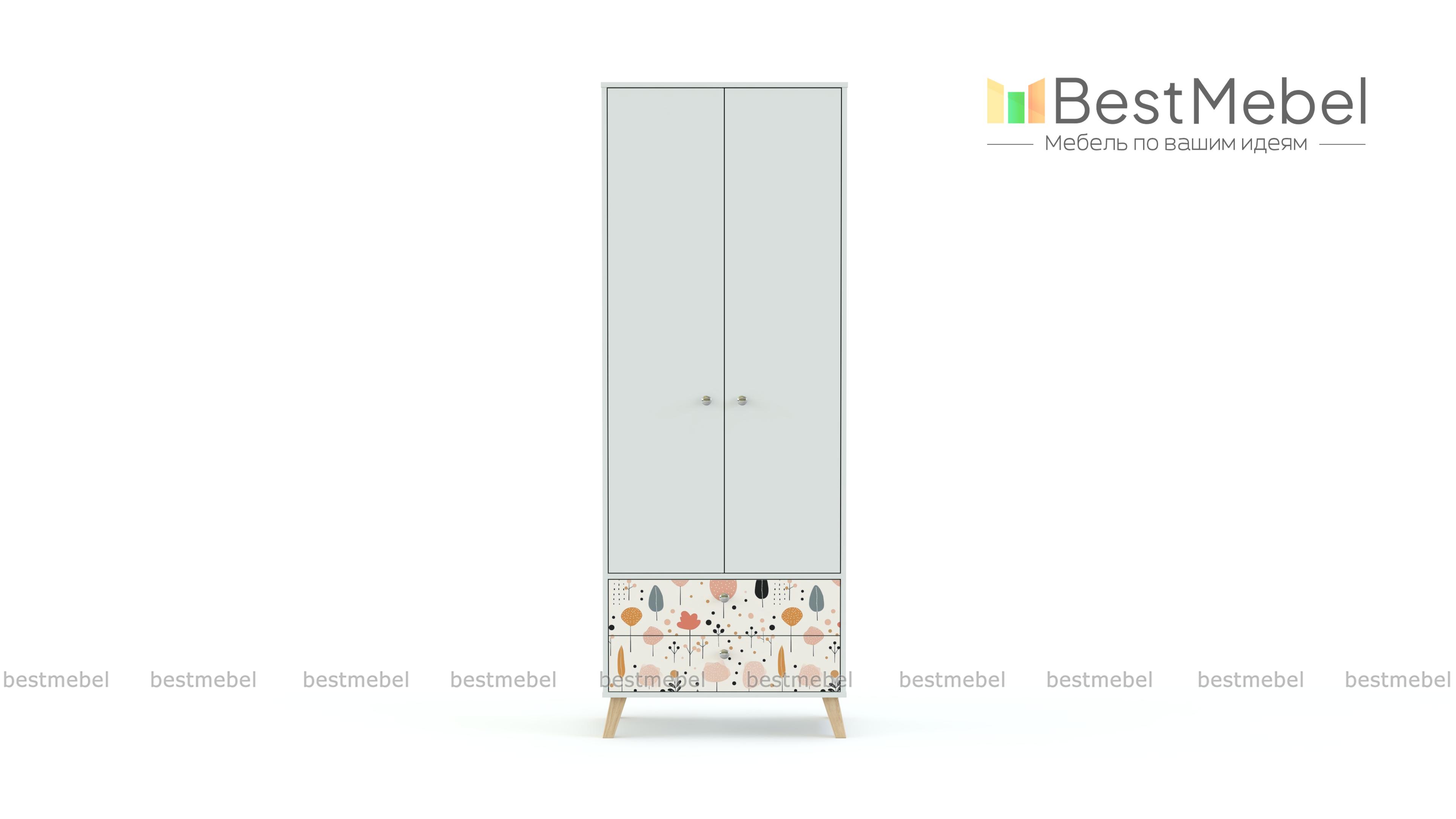 Шкаф распашной Эльза 1 BMS - Фото