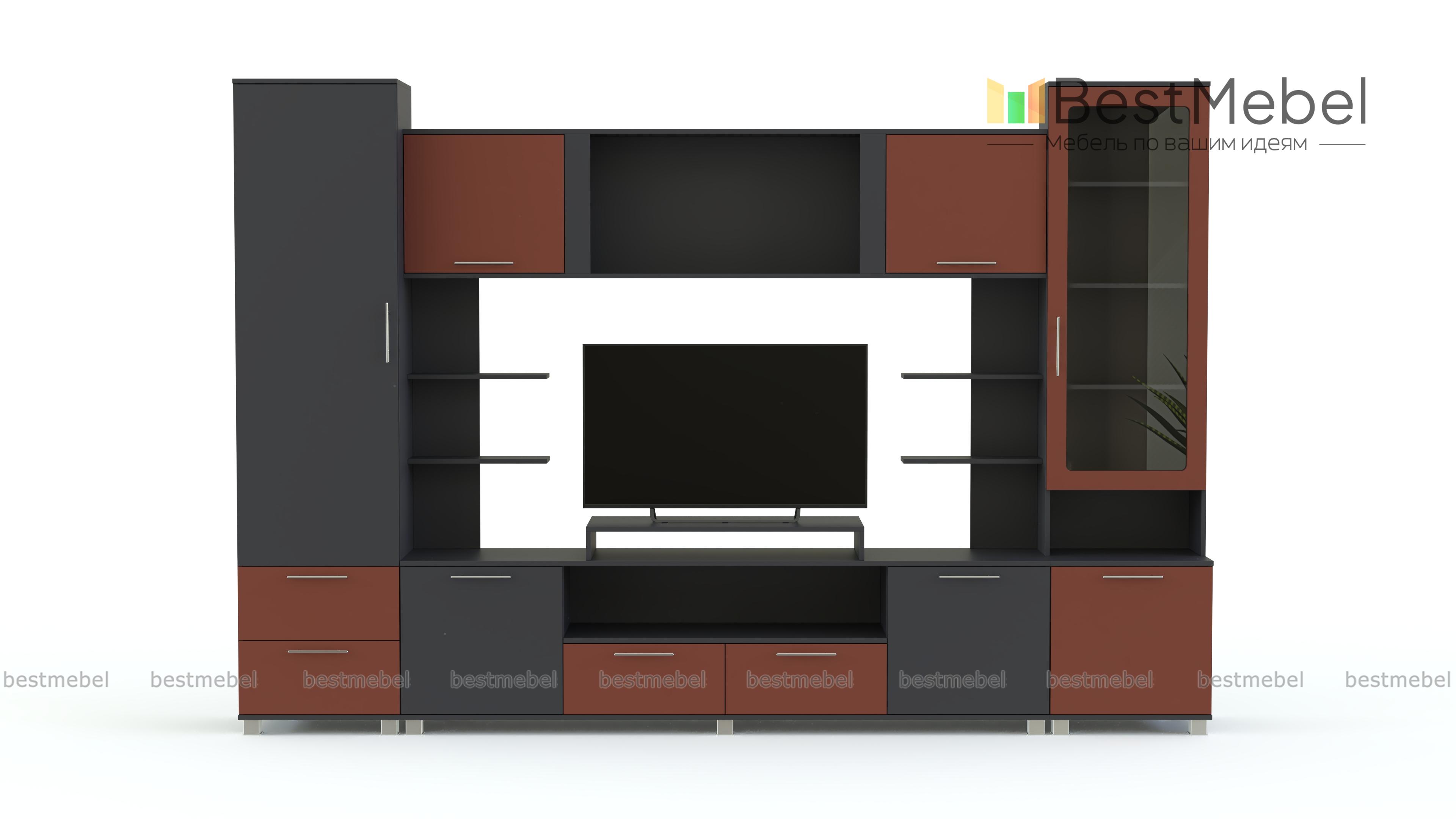 Стенка Равелло 2 глянец BMS - Фото