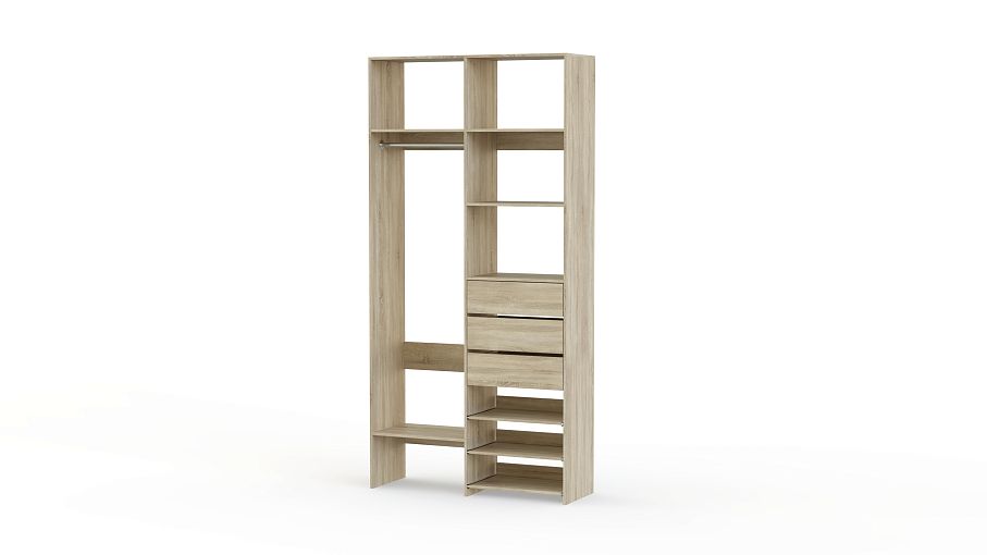 Стеллаж для одежды Мирта 84 BMS - Фото