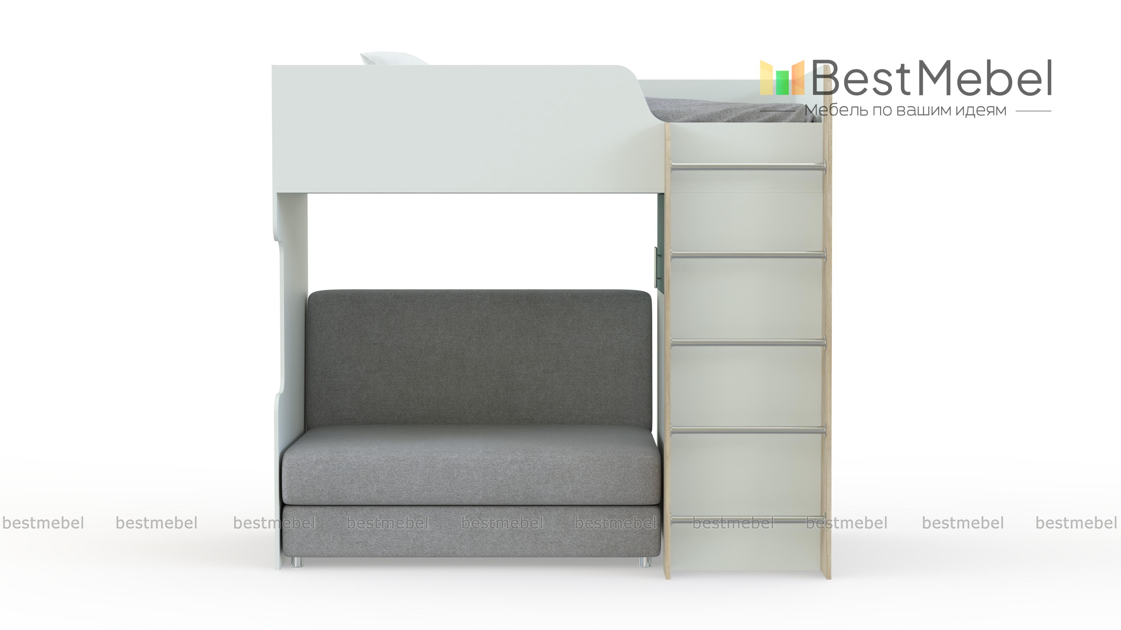 Кровать с диваном Карон 06 BMS - Фото