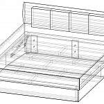 Схема сборки Кровать двуспальная Сафари BMS