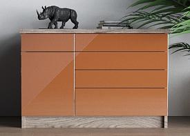 ЭСКИЗ Комод Шайн 14 глянцевый BMS  (1400х900х500)