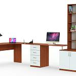 Письменный стол для двоих Канзас 36 BMS - Фото 2