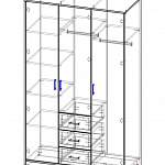 Чертеж Шкаф 3.3 Шатурский BMS