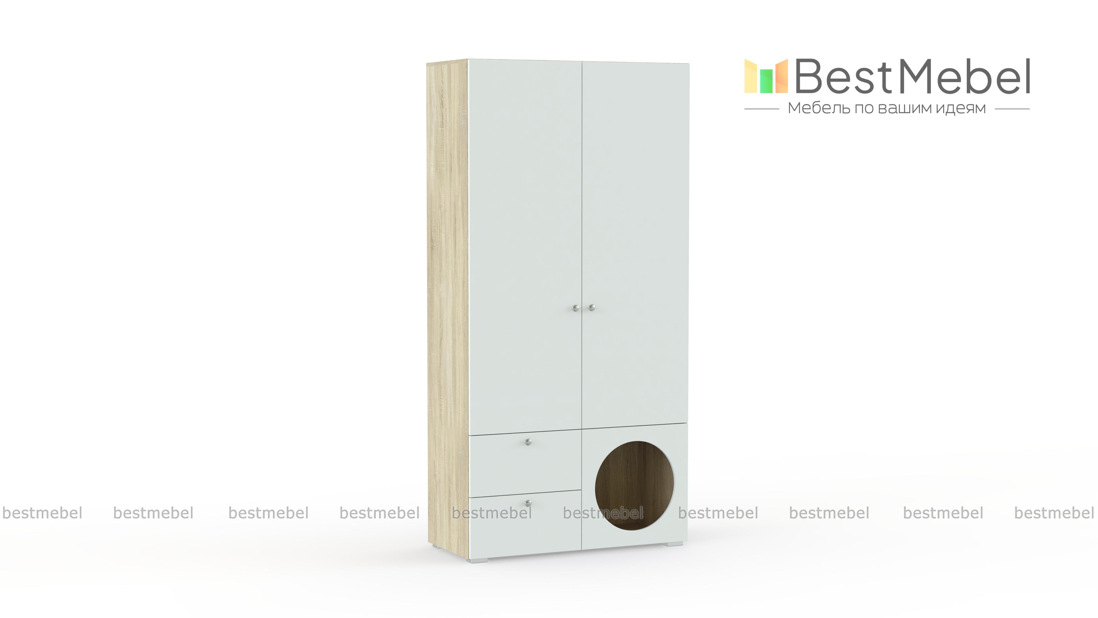 Шкаф распашной Авелин 1 BMS - Фото