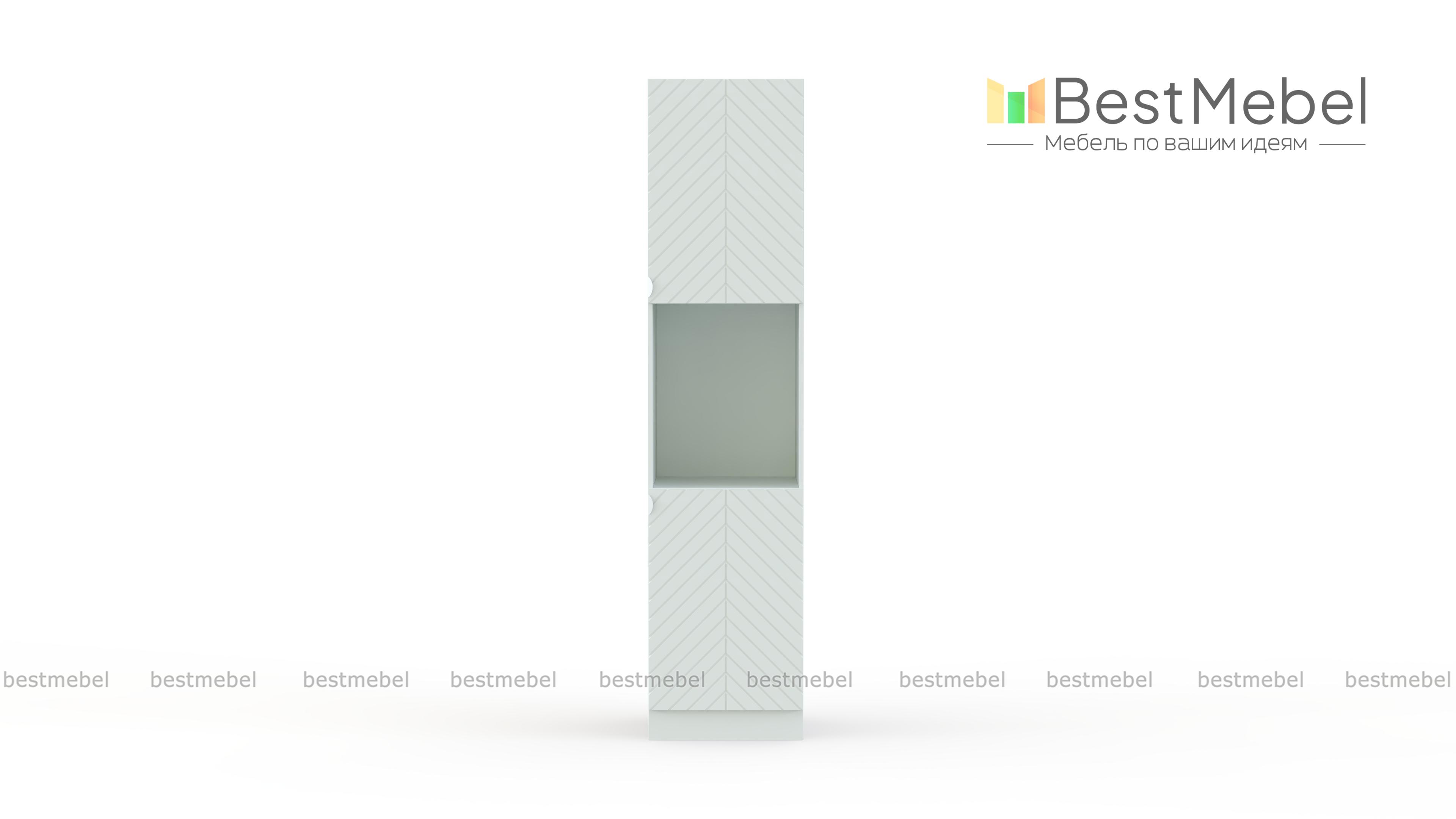 Шкаф-пенал с 2-мя дверцами Анаис 1 BMS - Фото