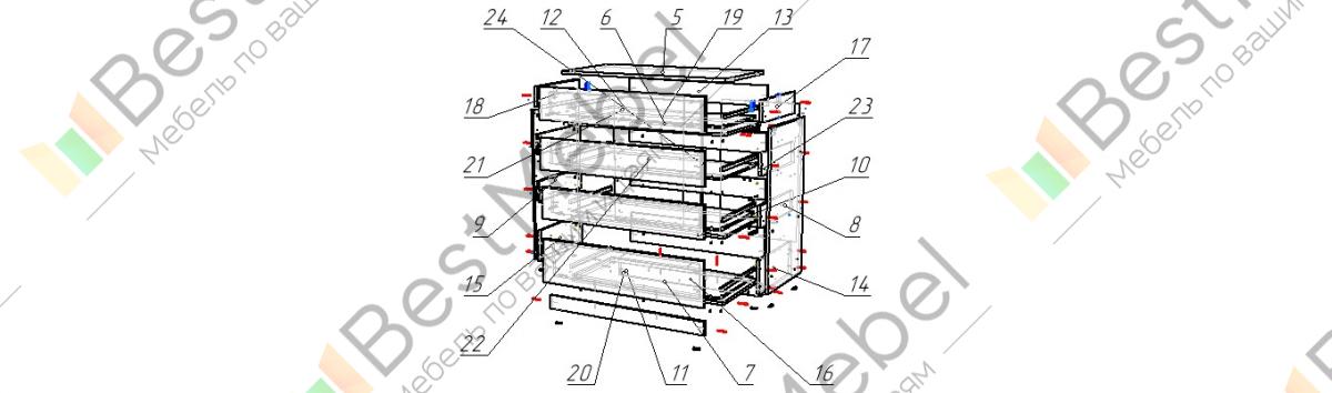 Комод шайн 23 схема сборки