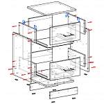 Схема сборки Прикроватная тумба Венеция 5 BMS