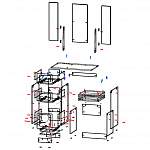 Схема сборки Туалетный столик Модерн 2М BMS
