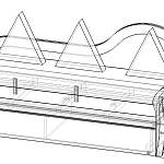 Софа Аркадия-Люкс BMS(Выкатной 2 секции (Правый))