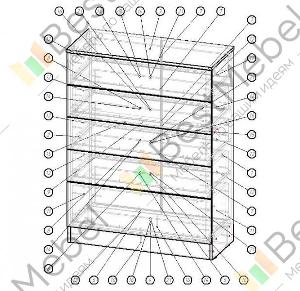 Комод шайн 23 схема сборки