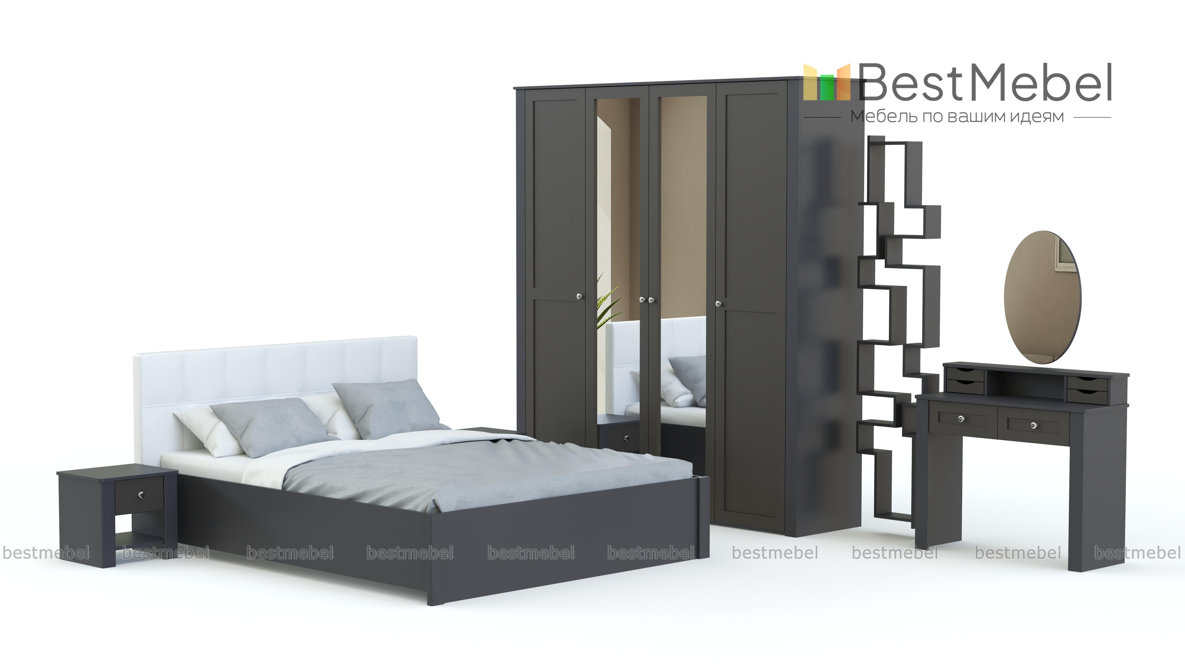 Спальня Бриз комплектация 2 BMS - Фото