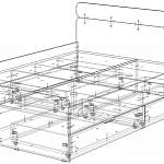 Схема сборки Кровать с ящиком Финна 13 BMS