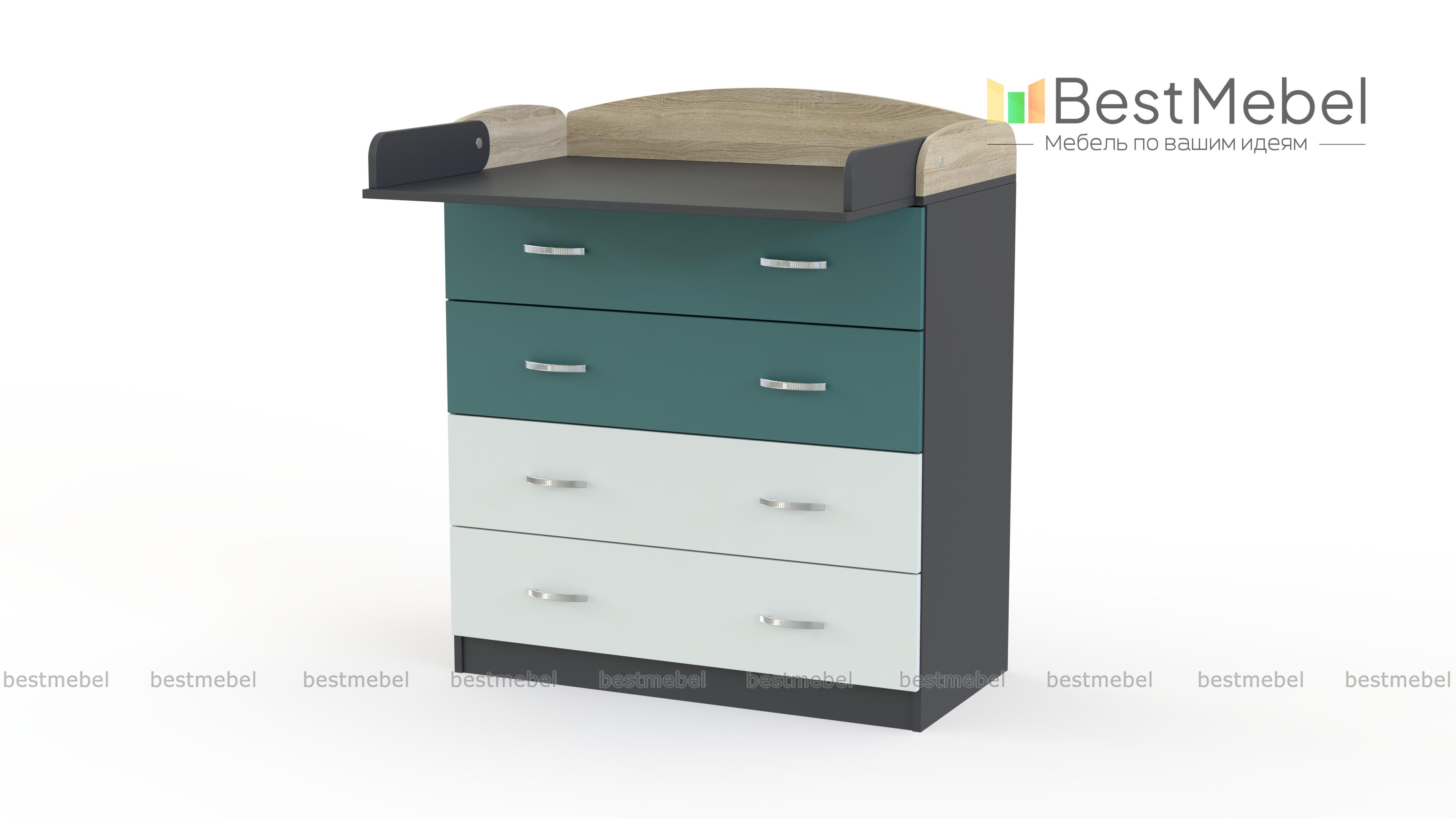 Комод пеленальный Ника Нео 1 BMS - Фото