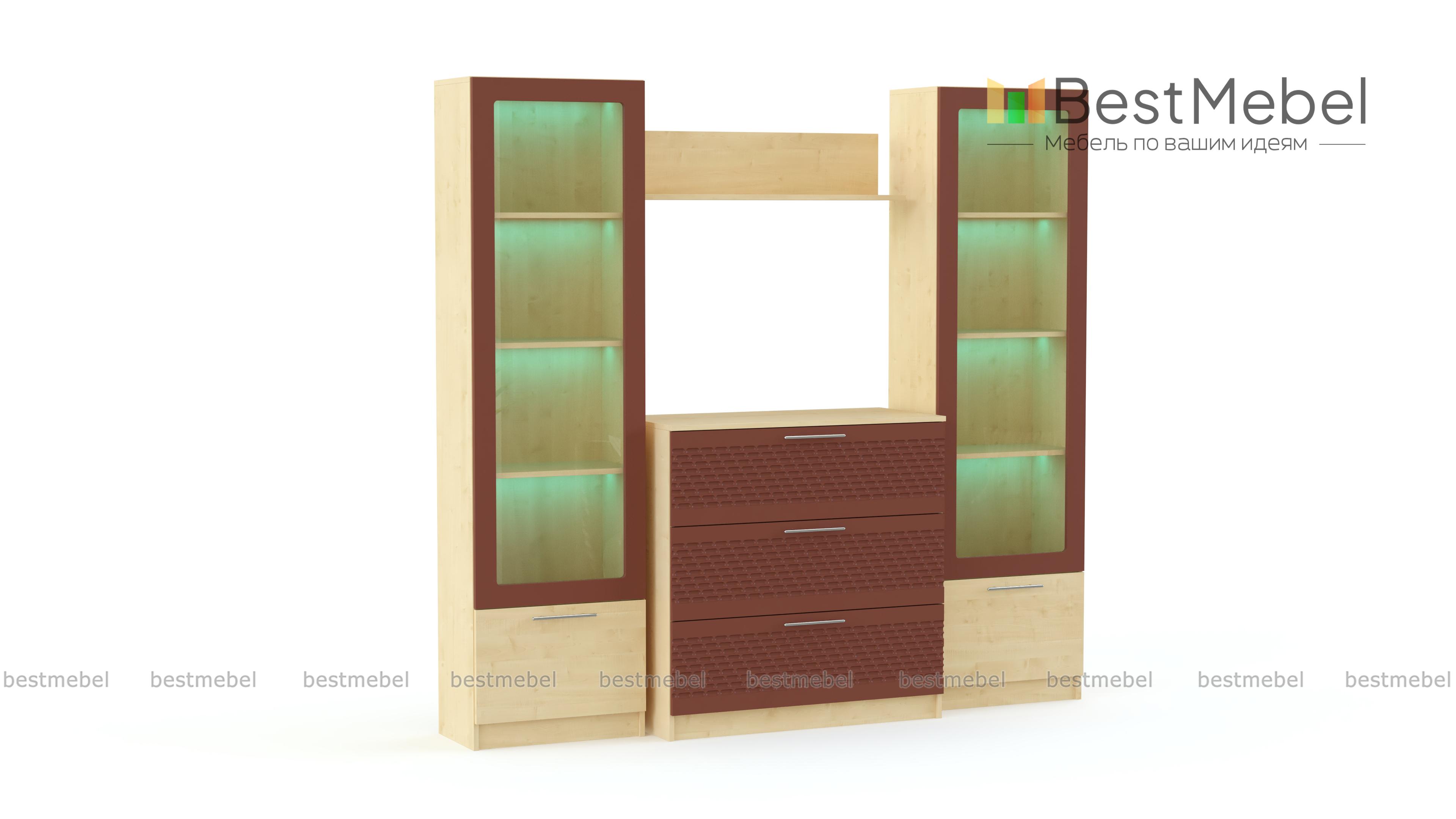 Стенка Блеск 40.1-3D BMS - Фото