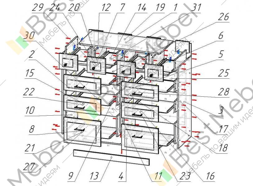 Комод логос схема сборки - Дом Мебели.ру