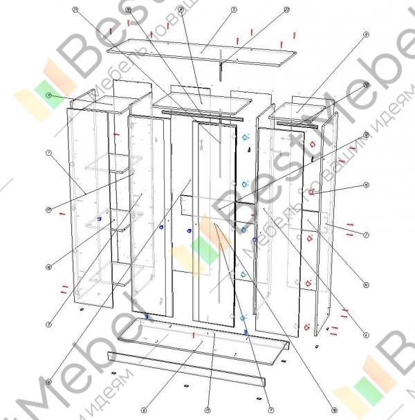 Гостиная оскар 5 схема сборки