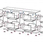 Схема сборки Тумба под ТВ Эмилия 12 BMS