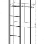 Чертеж Шкаф-купе Стэн 9 BMS