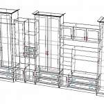 Схема сборки Стенка в гостиную Бравия-1 BMS