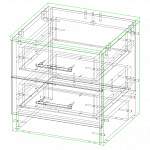 Схема сборки Тумба прикроватная Николь BMS
