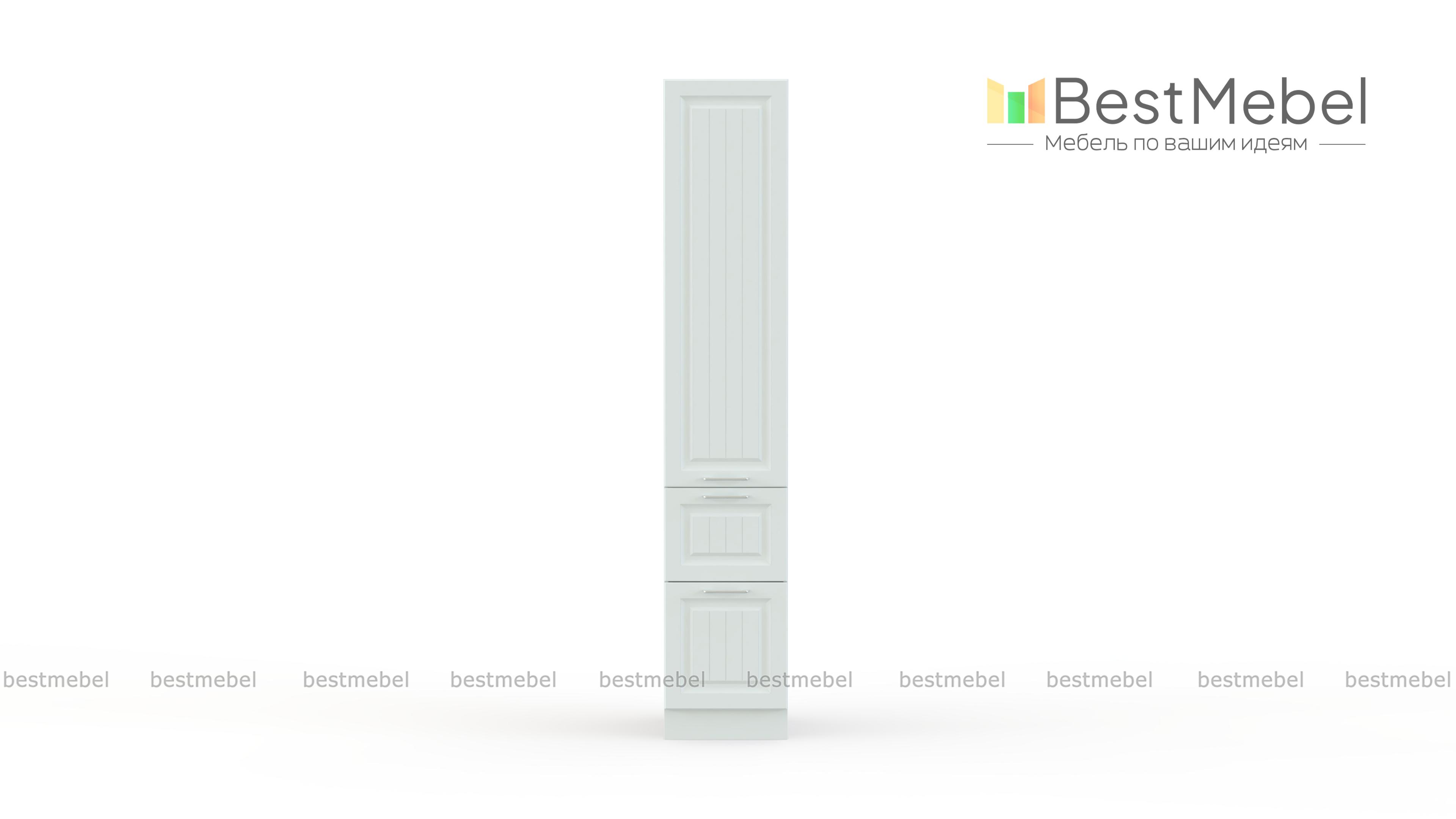 Шкаф пенал с 1-ой дверцей и 2-мя ящиками Европа BMS - Фото