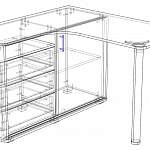 Схема сборки Письменный стол Маргарита 1 BMS