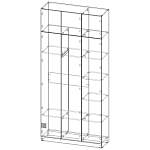 Шкаф для одежды Бронкс (с Антресолью) (1200х2600х400)