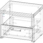Схема сборки Тумба прикроватная Рамона BMS