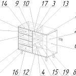 Схема сборки Комод Династия 17 BMS
