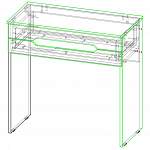 Схема сборки Стол туалетный Валентина 6 BMS